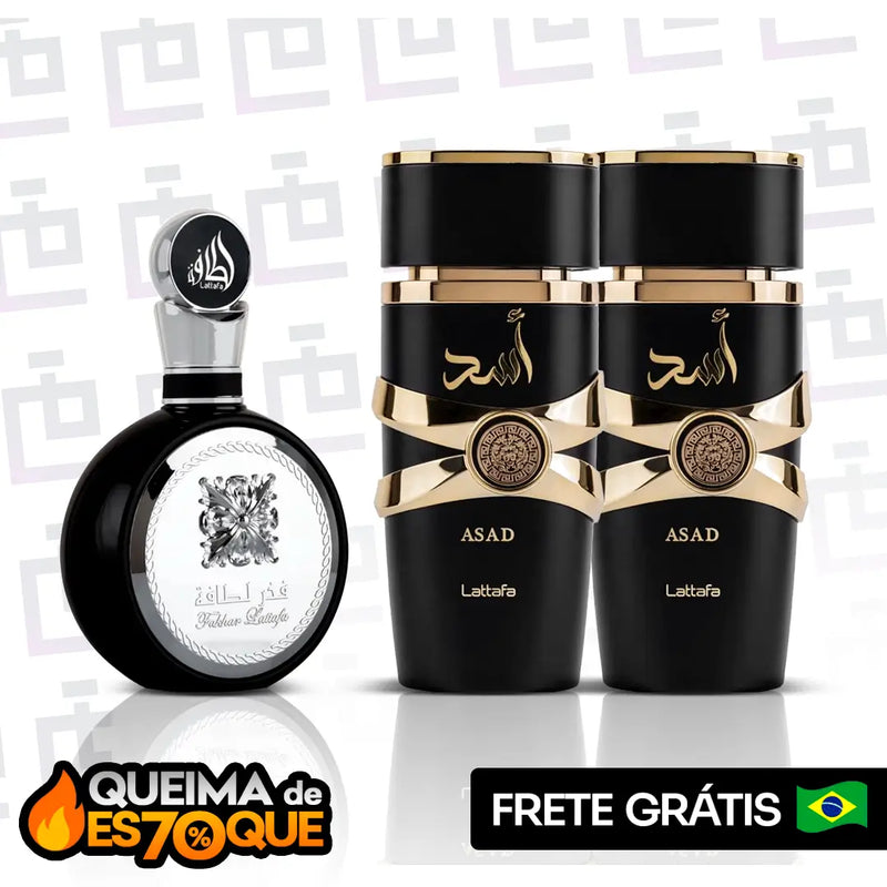 Perfume Árabe Masculino - Asad Lattafa (100ml) Eau de Parfum